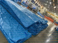 Bâche en PE double face de haute qualité, tissu tissé enduit HDPE/LDPE/LLDPE, écologique, imperméable, protection solaire, pour l'agriculture, unie
