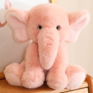 Peluche peluche peluche creativo elefante grigio accogliente peluche bianco <span class=keywords><strong>rosa</strong></span> peluche - Product Image 6
