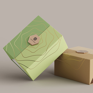 Boîte cadeau écologique à double porte pour parfum, fermeture magnétique, emballage personnalisé haut de gamme pour cosmétiques, couvercle Ciel et Terre, emballage sur mesure - Product Image 4