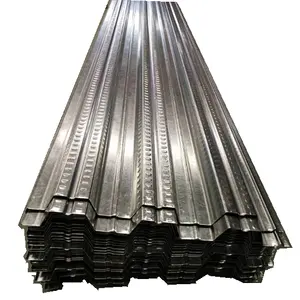 Cobertura de chapa de aço corrugado galvanizado para telhados/folha de piso de metal galvanizado