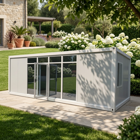 Maison modulaire préfabriquée économique en conteneur de 20 pieds, 2 chambres
