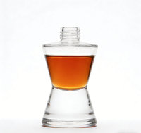 Bouteilles de diffuseur d'arômes cylindriques vides de 50 ml/100 ml, vente en gros personnalisée directe d'usine |   Verre Super Flint scellé avec un bouchon en liège