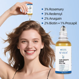 Suero para el Crecimiento del Cabello en Roll-on al por Mayor, Aceite de Masaje para el Cuero Cabelludo con Romero, Suero de Aceite Natural para el Cuidado del Cabello en Roll-on - Product Image 5