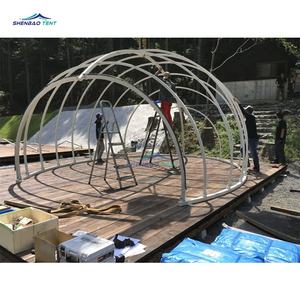 <span class=keywords><strong>Tenda</strong></span> <span class=keywords><strong>da</strong></span> <span class=keywords><strong>Campeggio</strong></span> sulla Spiaggia, Casa sul <span class=keywords><strong>Mare</strong></span>, Attraente Resort di Lusso, <span class=keywords><strong>Tenda</strong></span> a Cupola in Membrana, Tubi in Acciaio Zincato a Caldo Q235, 2 Anni FM - Product Image 6