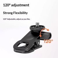 Nouveau support de téléphone portable léger, fin et plat avec pince de fixation facile pour lampe, idéal pour diffusion en direct et support d'ordinateur portable