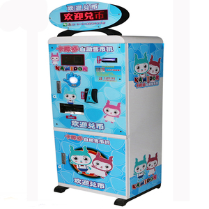 Máquina expendedora dispensadora de monedas Arcade de autoservicio, <span class=keywords><strong>cambiador</strong></span> de fichas en inglés con quiosco - Product Image 4