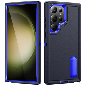 Nuova <span class=keywords><strong>Cover</strong></span> Ibrida <span class=keywords><strong>3</strong></span> in 1 con Paraurti per Samsung S23 S24 S25 S26 Ultra - Product Image 1