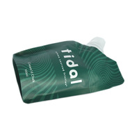 Pochette à bec verseur incliné de 100 ml, imprimée sur mesure, de qualité alimentaire, pour emballage de lessive, cosmétiques, boissons, avec bouchon à clapet