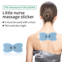 SKYFOREVERPatch d'électrode de massage en PVC papillon de conductivité électrique de haute qualité pour appareil de massage à moyenne et basse fréquence