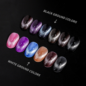 Set <span class=keywords><strong>de</strong></span> Esmalte <span class=keywords><strong>de</strong></span> <span class=keywords><strong>Uñas</strong></span> en Gel Semipermanente Efecto Ojo <span class=keywords><strong>de</strong></span> Gato Limegirl, 6 Colores Holográficos Brillantes, Herramientas Magnéticas, Compatible con Curado UV LED - Product Image 5