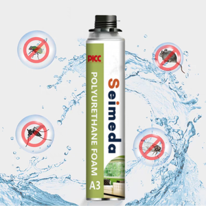 Mousse expansive en polyuréthane Seimeda 750 ml, colle dure pour la construction, le travail du bois, application facile, fixation de portes, calfeutrage - Product Image 3