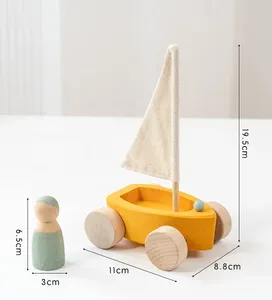 <span class=keywords><strong>Montessori</strong></span> per bambini in <span class=keywords><strong>legno</strong></span> arcobaleno veliero piolo modello <span class=keywords><strong>di</strong></span> gioco educativo impilamento blocchi <span class=keywords><strong>di</strong></span> costruzione giocattoli per bambini - Product Image 5