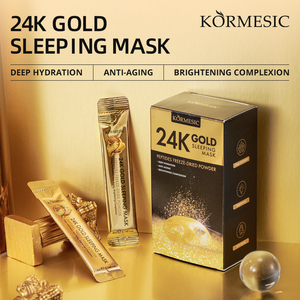 KORMESIC 4ml * 20 Masque de sommeil pour gel facial en or 24 carats PEPTIDES personnalisés Poudre lyophilisée Marque privée Vente en gros - Product Image 4