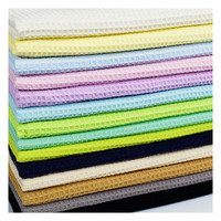 Tissu en piqué gaufré en coton pour vêtements respirant pour garçons filles chemises housses sacs matelas accessoires fabriqués en Chine