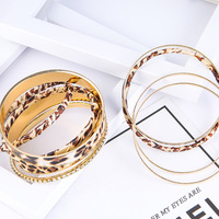 Bracelets classiques léopard multicouches en strass, les plus vendus, pour femmes, accessoires de mode pour les mains