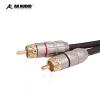 Cable de Audio para Auto AK-RN16, Cable RCA de Modificación de Señal de Audio para Auto de 1m/2m/3m/5m