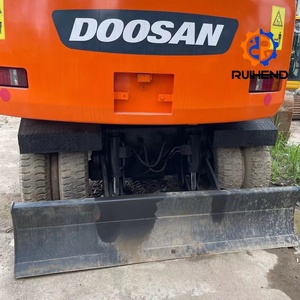 Excavatrice sur pneus d'occasion de bonne qualité Doosan DH150W-7 <span class=keywords><strong>15t</strong></span>, modèle 2022, moteur 96KW, faible consommation de carburant, haute efficacité, en vente - Product Image 4