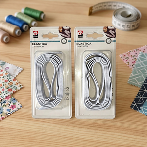 Barre transversale élastique 2,0x150cm blanche, lot de 12, accessoire de couture textile pour plateau mignon - Product Image 4