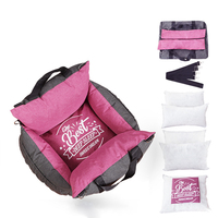 Siège de voiture pour animaux de compagnie portable multi-usages, amovible, lavable, imperméable, lit pour chien, transporteur pour voiture et extérieur