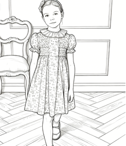 <span class=keywords><strong>Vestito</strong></span> da Principessa per Bambine 2026 - 100% Cotone Estivo - Abbigliamento per Neonati e Bambini con Stampa Farfalle e Maniche a Sbuffo, Girocollo - Product Image 2