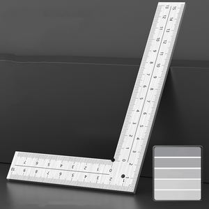 <span class=keywords><strong>Righello</strong></span> ad Angolo Retto in Acciaio Inox di Alta Precisione, Graduato su Entrambi i Lati, per Edilizia - Product Image 4