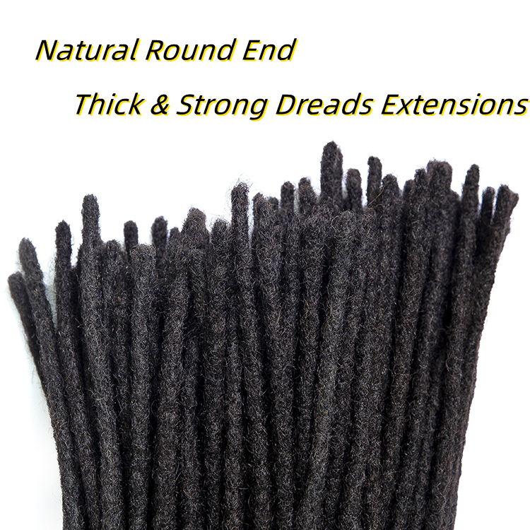 KAMA Dread Lock Extension Natural Dread Crochet Braids Rasta Hair for Locs Wholesale Detail Section 6
