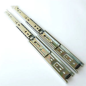 Extensión completa 45mm Push to <span class=keywords><strong>Open</strong></span> Cajón Deslizante Rodamiento de bolas Cajón Deslizante Canal telescópico Cajón Deslizante con buen precio - Product Image 6