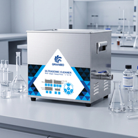 Nettoyeur ultrasonique multifonction 10L, équipement de laboratoire multifréquence pour le nettoyage, le mélange, l'extraction et l'émulsification
