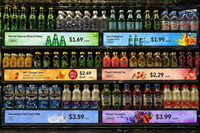 Écran numérique étiré de 47,1 pouces avec système Android CMS intégré pour supermarchés et magasins de détail