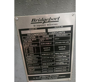 Machine de fraisage verticale en métal d'occasion Bridgeport avec moteur rapide et DRO - Product Image 3