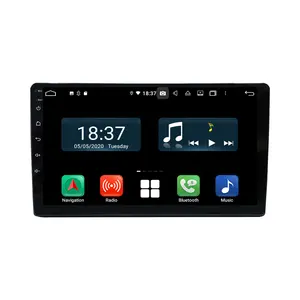 KLYDE Satu Din Universal 9 Inch Android Mobil Player 4GB + 64GB Mendukung GPS + BT + Radio + USB + Aux Di + Musik