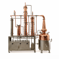 Distillateur hybride 1000L multifonctionnel pour la production de whisky et de spiritueux pour distillerie