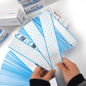 Cinta Adhesiva Doble Cara Walker Extenda-Bond <span class=keywords><strong>Plus</strong></span> de Grado Médico, Fuerte Sujeción, Impermeable y Transpirable para Pelucas de Encaje, 100 Unidades/Paquete - Product Image 6