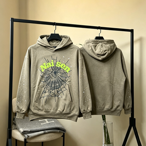 ผู้ผลิต <span class=keywords><strong>OEM</strong></span> เสื้อฮู้ดดี้ผ้าฝ้าย 100% สไตล์วินเทจ ล้างสีแบบแอซิด ลายกราฟฟิตีตัวอักษร 450gsm ฮู้ดดี้ Y2K สวมใส่สบายสำหรับผู้ชาย - Product Image 2