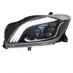 ชุดไฟหน้า Mercedes-Benz ML ปี 2012-2015 รุ่น W166 อัพเกรดสไตล์ Maybach แบบ LED โปรเจคเตอร์ พร้อมไฟวิ่งกลางวันแบบ LED และไฟเลี้ยวแบบ LED - Product Image 5