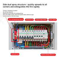 Dispositif d'extinction automatique d'incendie par aérosol thermique GEYA GQRR-L0.01G 2/30L pour armoire de distribution