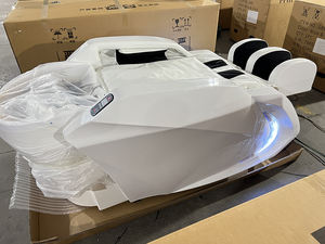 Precio de fábrica, cama de SPA de cuero negro, silla de masaje para lavar el cabello con lavabo de champú grande para tumbarse con champú - Product Image 6