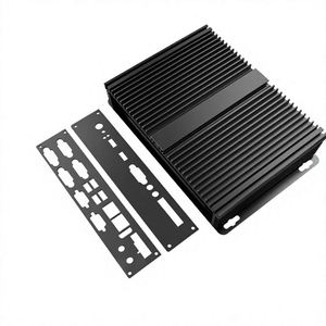 กล่องควบคุมอะลูมิเนียมอัลลอยด์แบบติดผนัง ขนาด 200x215x50 มม. ป้องกันระดับ IP54 แบบแยกส่วน พร้อมพื้นผิวอะโนไดซ์และหูยึด - Product Image 1