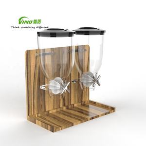 Dispensador de Cereales Vino de Madera de Olivo de Calidad Superior, Modelo Personalizado Vino20221019-1 - Product Image 3