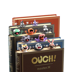 Marque-pages 3D créatif personnalisé Marqueur animaux drôles Kawaii chat Panda Marque-page Cadeaux pour enfants Fournitures de papeterie scolaire - Product Image 1