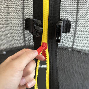 Trampoline rond de 10 pieds, robuste, avec housse en PVC colorée, filet intérieur, <span class=keywords><strong>bungee</strong></span> pour enfants et adultes, utilisation en extérieur - Product Image 3