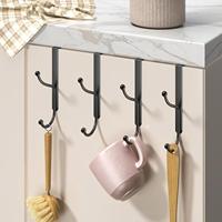 Nouveaux crochets à vêtements sans perçage à fixer sur la porte, multifonctionnels, crochets en métal durables, vente directe d'usine