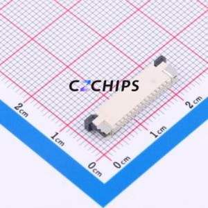 FPC-1.0AX-15PWCR-H25 FFC/FPC Connector SMD,P=1mm,Horizontal Mount Connector Drawer Type Bottom Contact 15P 1mm - Product Image 2