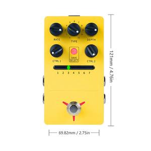 Multi pedale di modulazione Stereo 11 effetti di modulazione trillo di fase di Bypass trillo per chitarra elettrica FS05 - Product Image 3