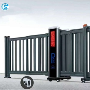 Cancello Scorrevole Elettrico Retrattile in Acciaio Inossidabile Antiruggine per Scuole, Parco Industriale, Ingresso Esterno - Product Image 5