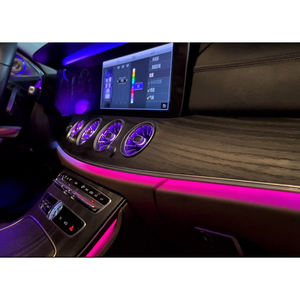 ไฟ LED ตกแต่งภายในรถยนต์ 64 สี แบบไดนามิก สำหรับ Mercedes-Benz E-Class W213 ปี 2016-2023 สร้างบรรยากาศภายใน - Product Image 3