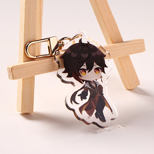 Móc khóa acrylic trong suốt in hình tùy chỉnh bán sỉ, móc khóa hoạt hình anime, logo acrylic, móc khóa epoxy trong suốt - Product Image 2