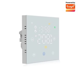 Contrôleur de température électrique facile <span class=keywords><strong>à</strong></span> installer V8W.716, thermostat d'appartement avec conception anti-inflammable en PC <span class=keywords><strong>à</strong></span> basse pression - Product Image 3