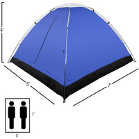 Tente de camping bon marché, tente coupe-vent imperméable pour 2 personnes avec installation facile par la pluie-tentes dôme portables pour le camping