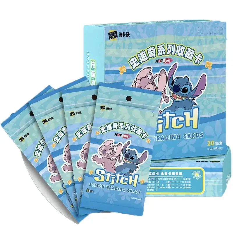 Lilo & Stitches Cards صندوق معزز CardFun لعبة الطاولة لعبة الأطفال gidgiptstable ألعاب مجموعات بطاقات بالجملة